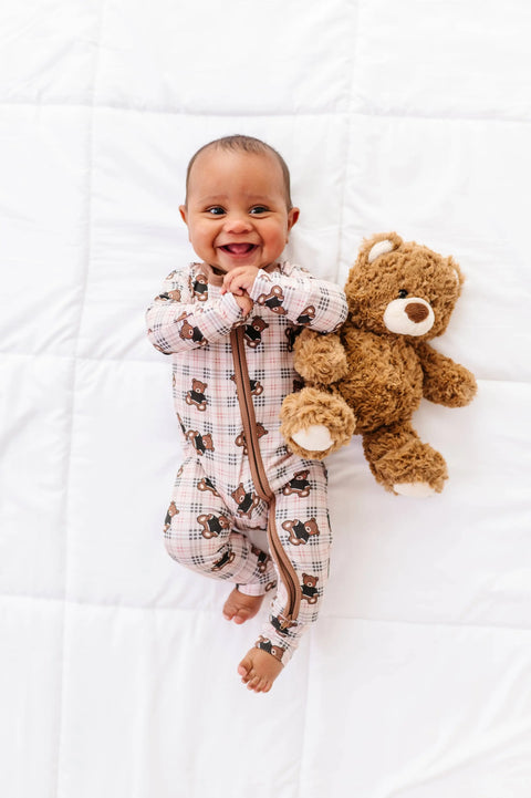 Beary Sweet Ribbed Convertible Footies