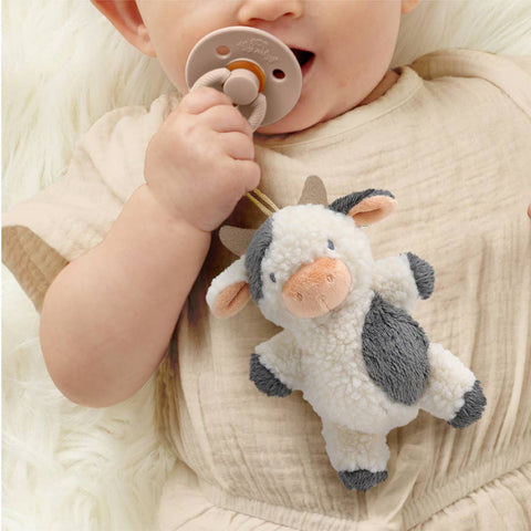Bitzy Pal™ Natural Rubber Pacifier & Plush - Bow