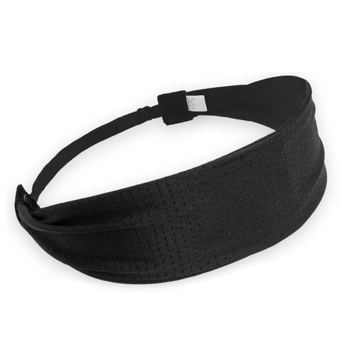 Adjustable No Slip Mesh Sport Headband - Black