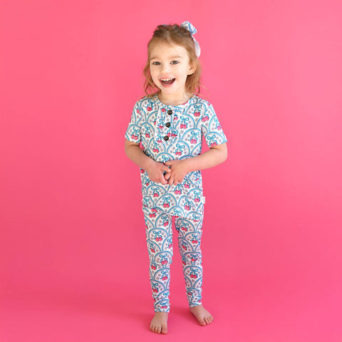 Cherry Bamboo Girls Lounge Set