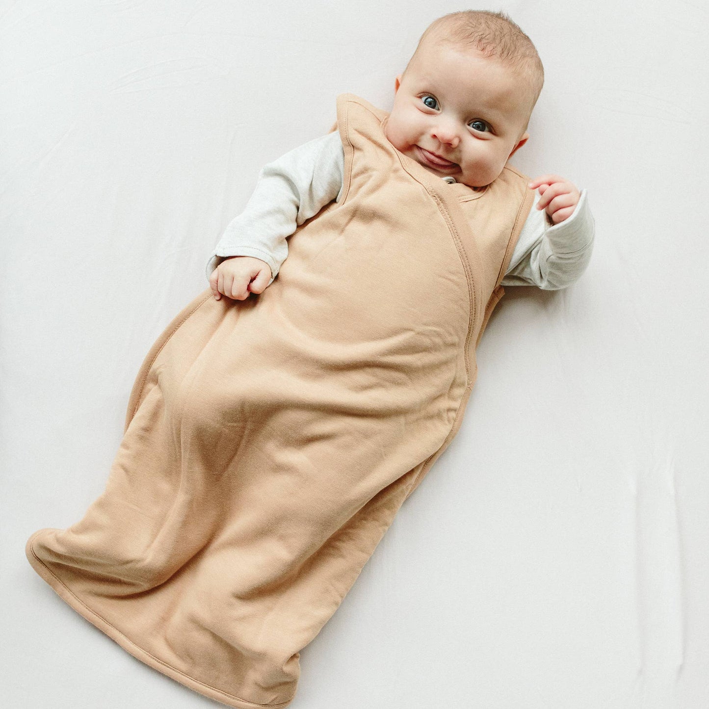 Bamboo + Organic Cotton Sleepbag: Sandstone