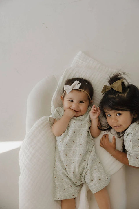 French Terry Romper | Coast