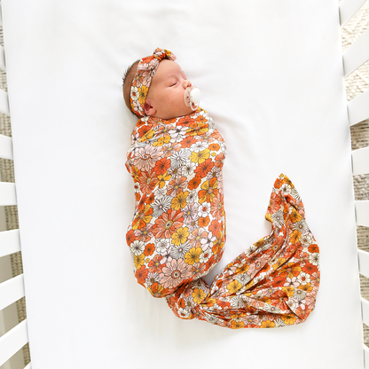 Louisa Bamboo Swaddle Blanket