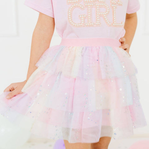 Fairy Dust Girls Tiered Tutu Skirt