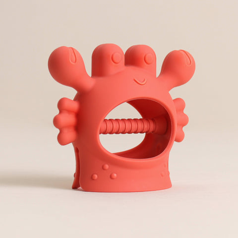 Bitzy Grip™ Hand Teether - Crab