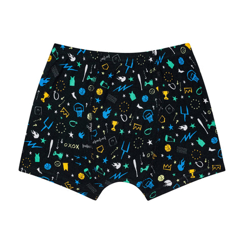 Sports Bamboo Boxer Brief Set for Boys