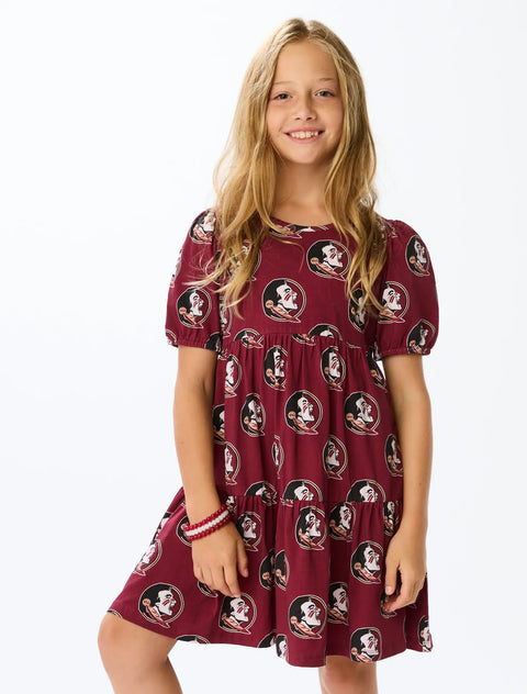 FSU Girls Tiered Dress
