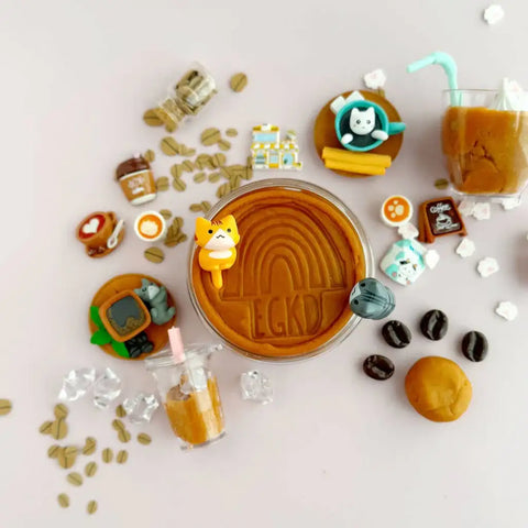 Cat Cafe KidDough Play Kit | Coffee Scented
