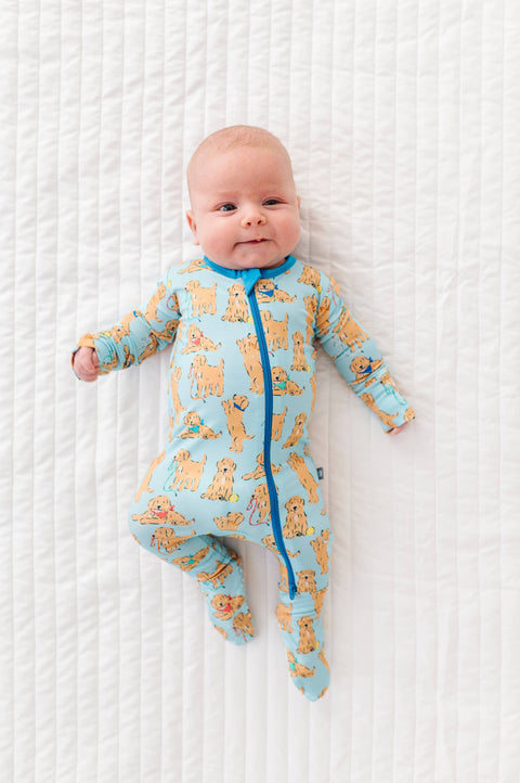 Goldendoodle Bamboo Footsie