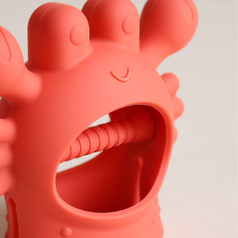 Bitzy Grip™ Hand Teether - Crab
