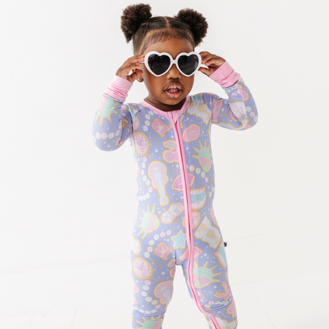 Lavender Haze Convertible Bamboo Pajama