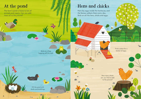 Little First Stickers: Farm