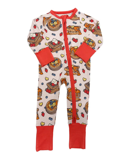 Pink Waffly Cute Bamboo Pajama