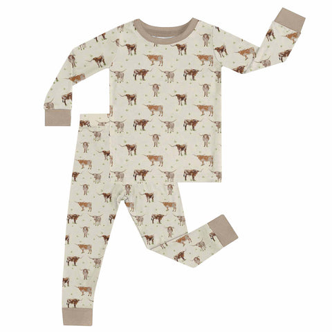 Longhorn Cows Pajama Set