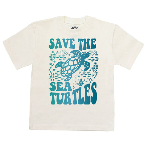 Save the Sea Turtles Ocean Conservation Kids T-Shirt