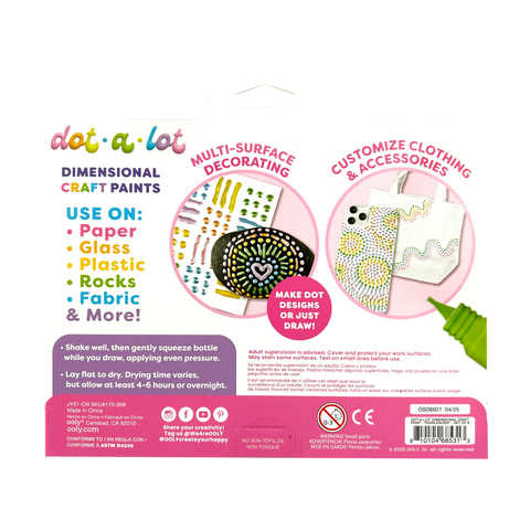 Dot-A-Lot: Dimensional Craft Paint - Pearlescent (Set of 8)