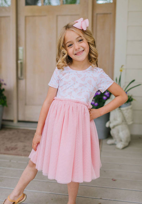 Tutu Dress - Ditsy Bunny