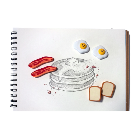 Brunch Bunch Breakfast Erasers - Set of 6