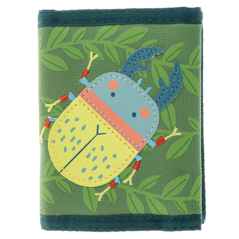 Kids Tri-Fold Wallet - Shark Blue