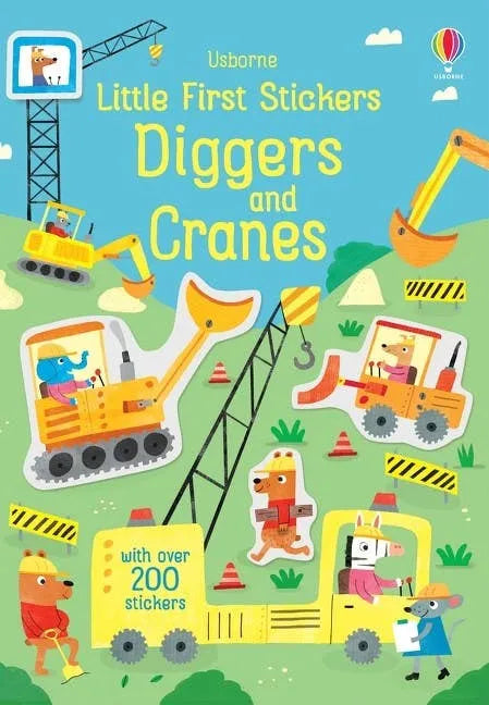 Little First Stickers: Diggers and Cranes