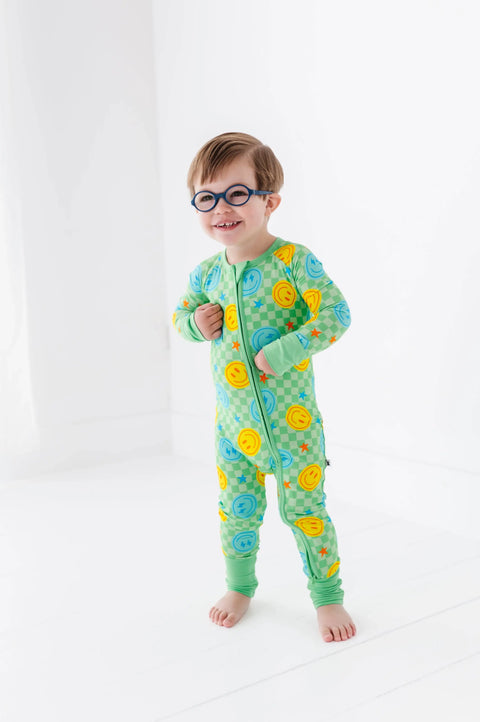 Electric Smiles Convertible Footies