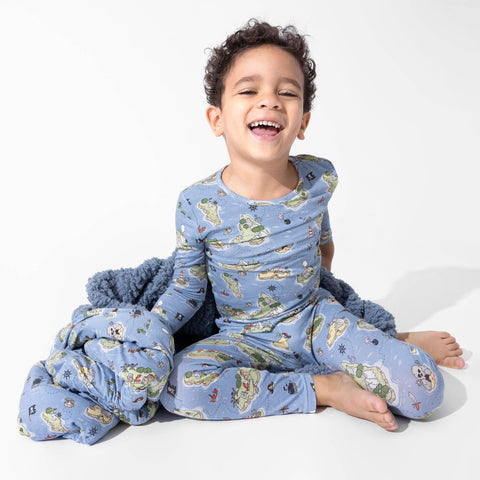 Kids Bamboo Pajama Set - Pirate Cove