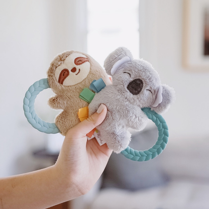 Ritzy Rattle Pal™ Plush Rattle Pal with Teether: Sloth