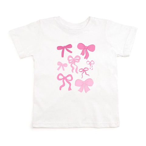 Coquette Bow Doodle Kids T-Shirt