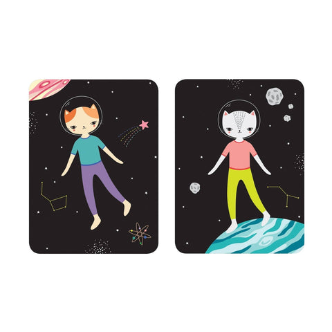 Space Cat Magnetic Tin Puzzle