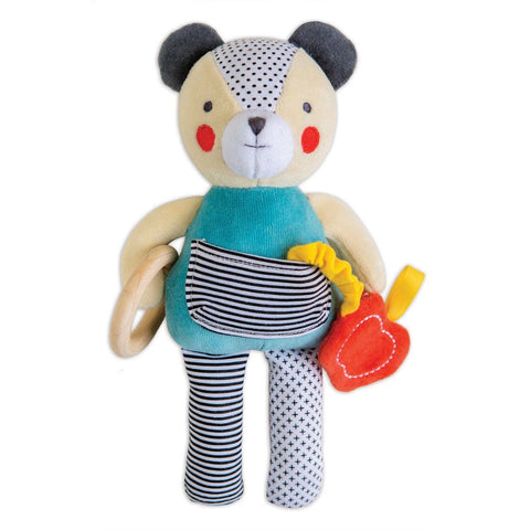 Organic Busy Bear Activity Plush Toy for Babies