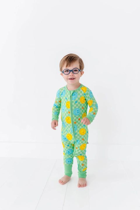 Electric Smiles Convertible Footies