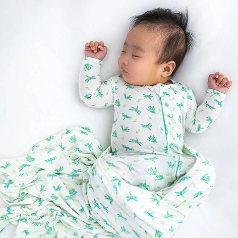 Bamboo Convertible Footie - Dragonfly