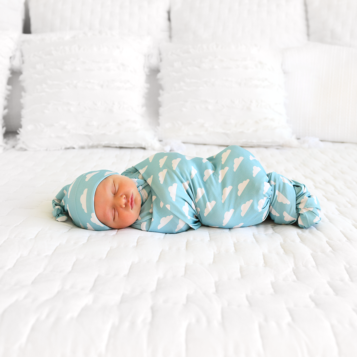 Andy Clouds Bamboo Swaddle Blanket