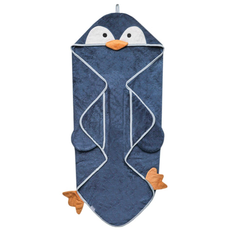 Character Bamboo Hooded Kids Towel - Pebbles