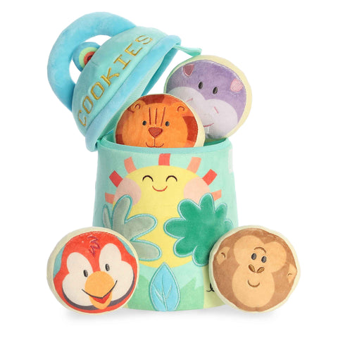 My Safari Cookie Jar Plush Activity Set