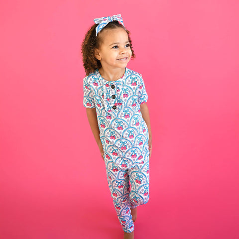 Cherry Bamboo Girls Lounge Set