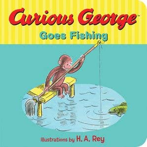 Curious George Goes Fishing Board Book