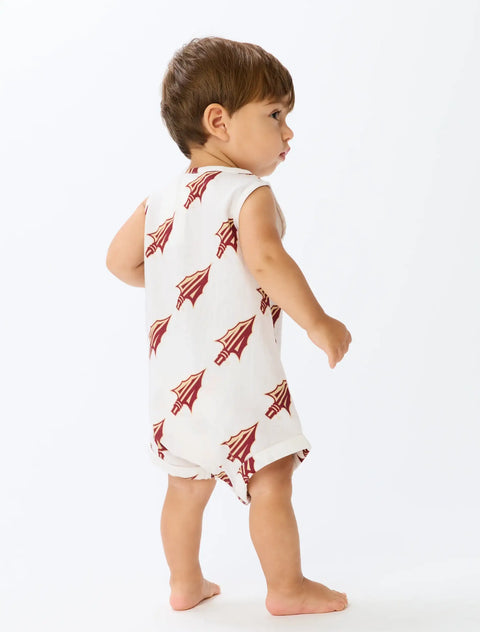 FSU Spear Henley Romper