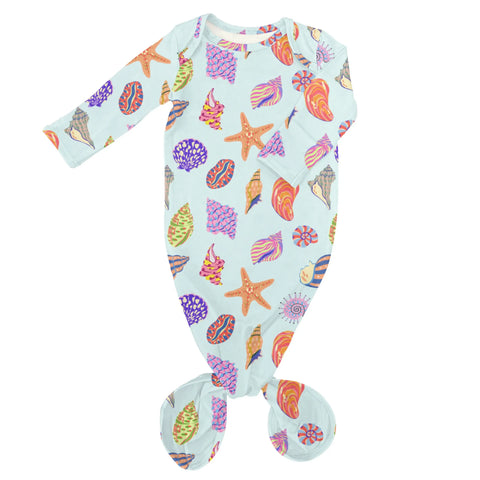Seashells Knotted Infant Gown