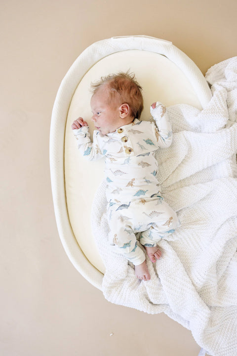 Snugglesaurus Bamboo Henley PJ Set