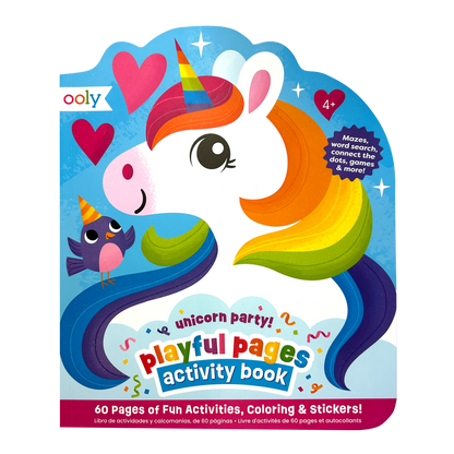 Playful Pages Activity Book: Unicorn Party