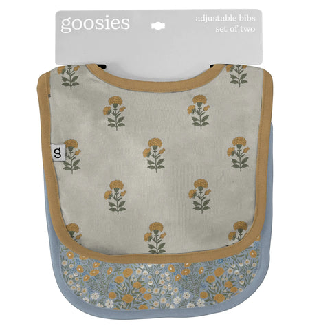 Marigold Block Print Bib Set