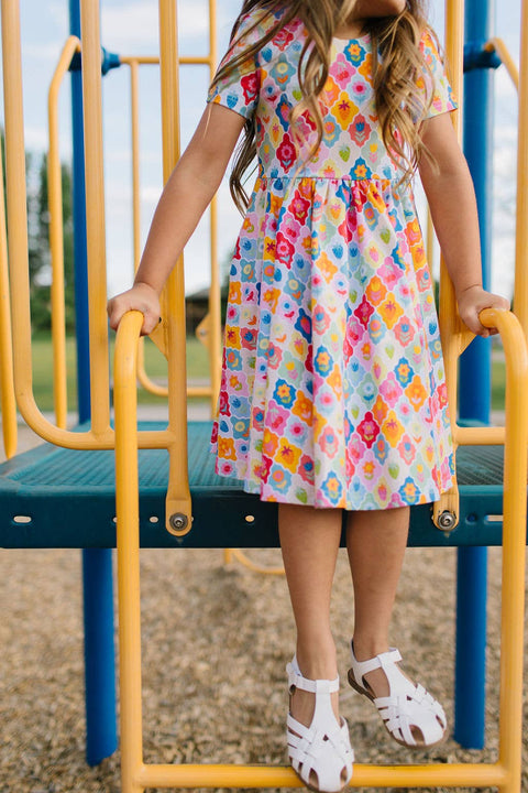 Classic Twirl Dress - Sunshine Tile