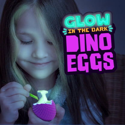 Glow in The Dark Dino Eggs Dig Kit