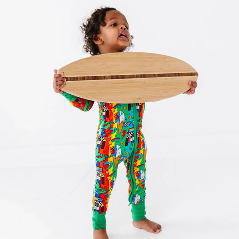 Riptide Riders Bamboo Convertible Footie
