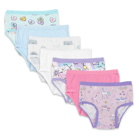 Enchanted Girl's Bamboo Underwear 7-Pack