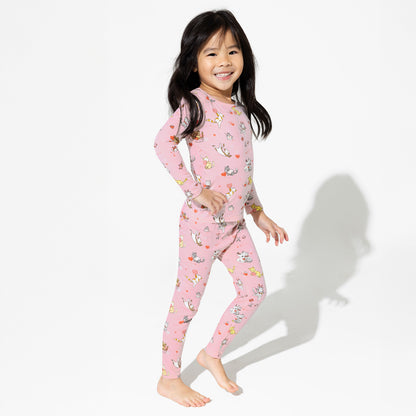 Feline Love Kids Bamboo Pajama Set