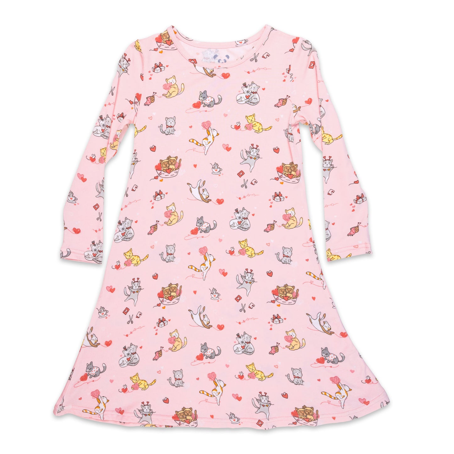 Feline Love Girls Bamboo Dress