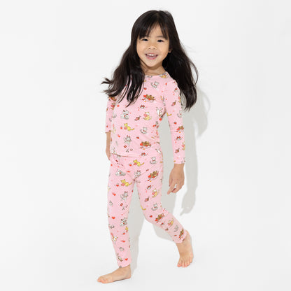 Feline Love Kids Bamboo Pajama Set