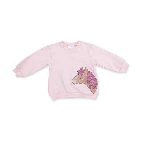 Oversized Sweatshirt - Horse Head
